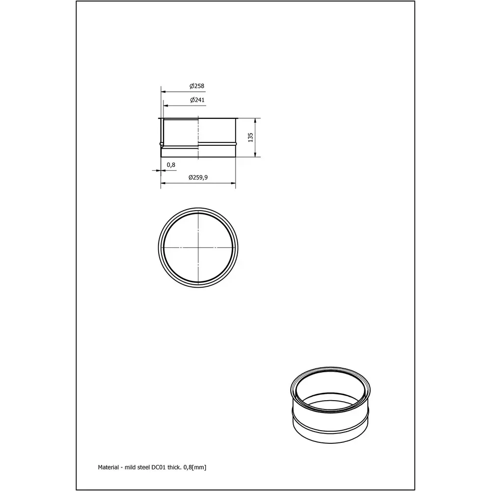 Mauermuffen für Stahlabgasrohr Vigas - Heizung99.de