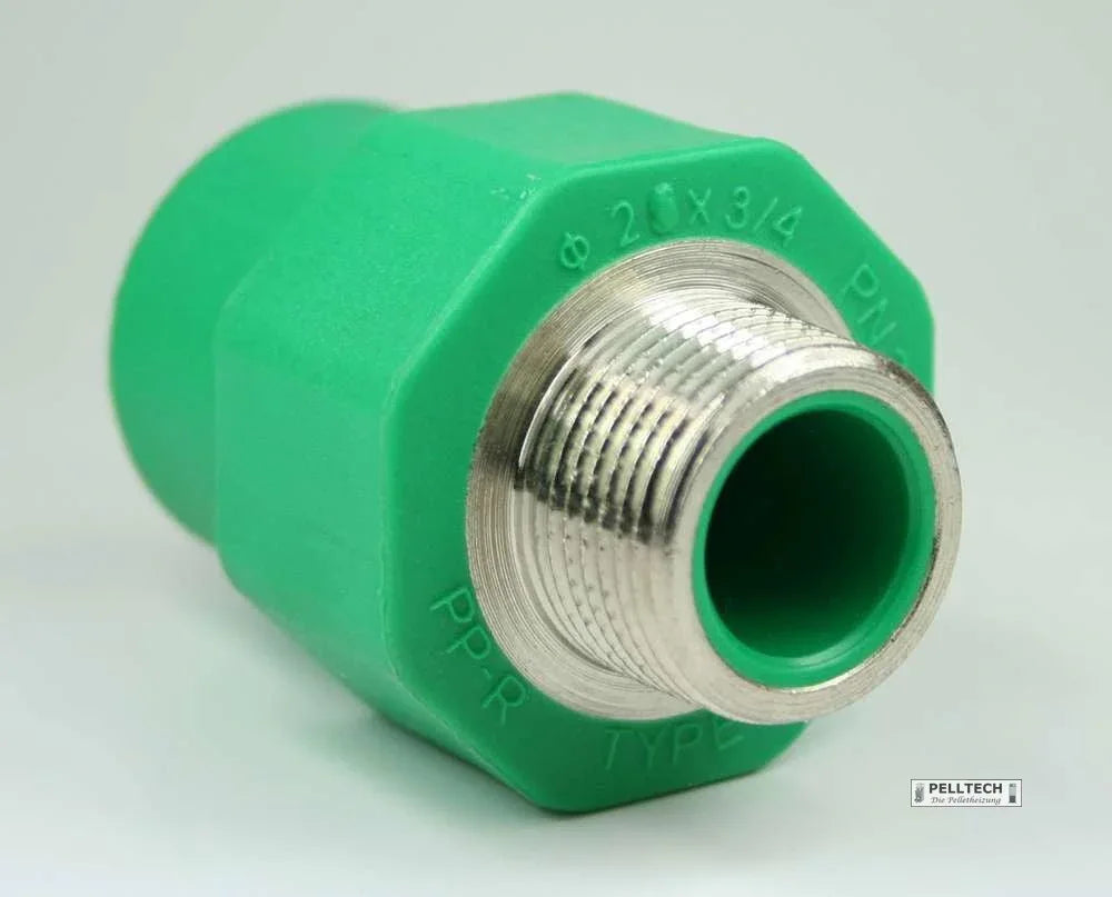 PPR Aqua-Plus Kupplung AG 25mm x 3/4 Zoll - Heizung99.de
