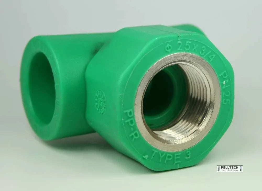 PPR Aqua-Plus T-Stück IG 25mm x 3/4'' x 25 mm - Heizung99.de