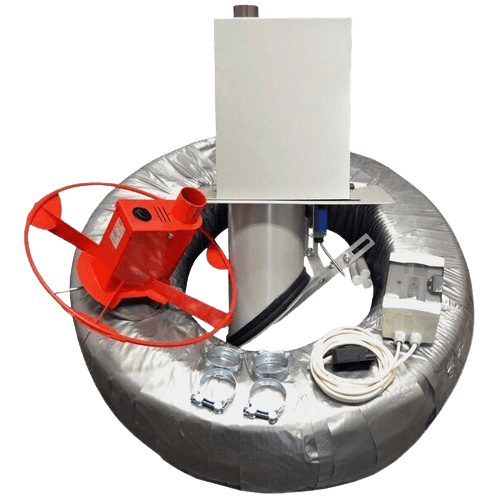 Pelletssaugersystem Hoch mit Maulwurf - Heizung99.de