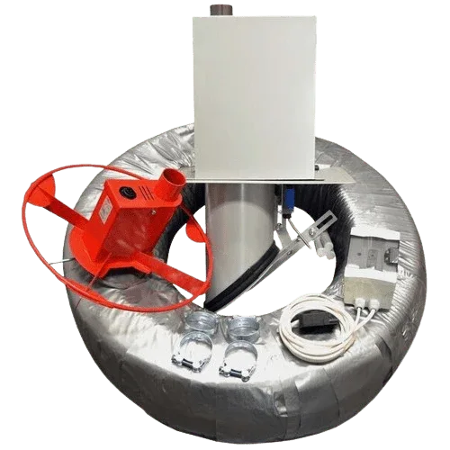 Pelletssaugersystem Hoch mit Maulwurf - Heizung99.de