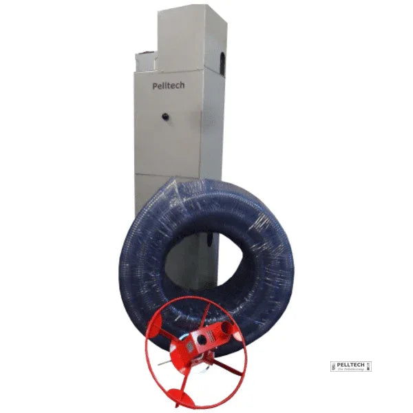 Pelletssaugsystem kompakt mit Maulwurf - Heizung99.de