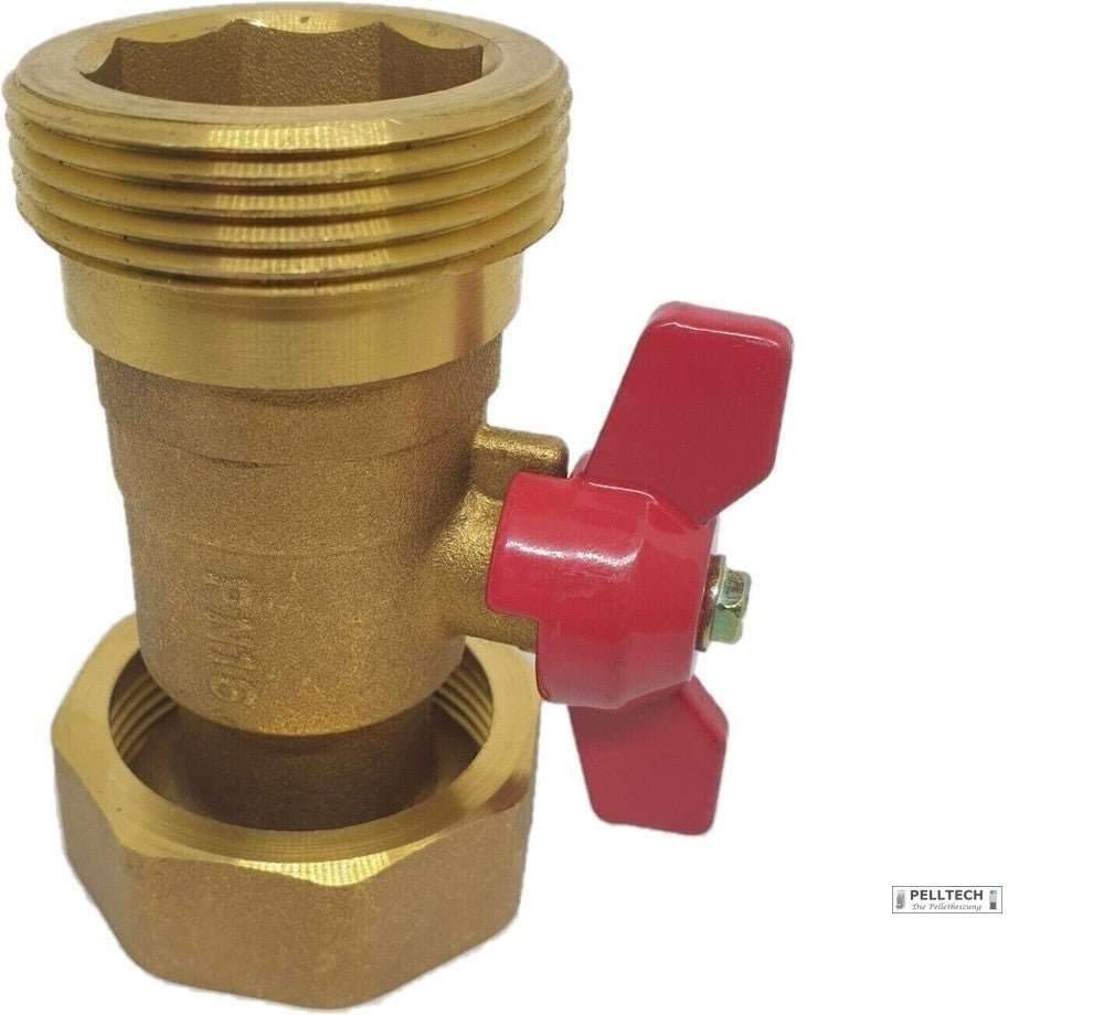 Pumpenkugelhahn 1 1/2" Zoll - Heizung99.de