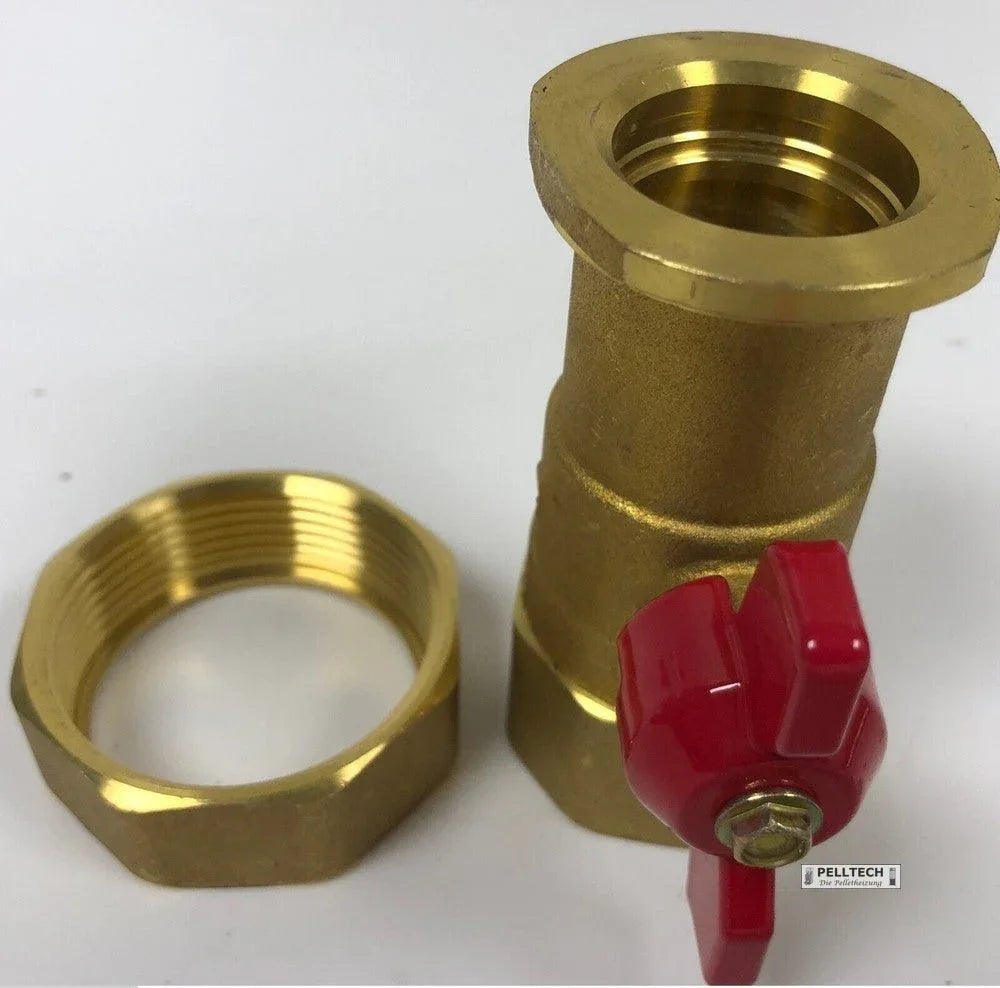 Pumpenkugelhahn ohne Bremse 1" Zoll - Heizung99.de