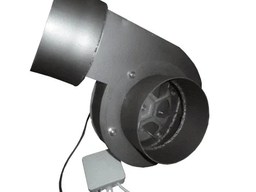 Saug-Abzugsgebläse 150mm 90°, Abgaszuggebläse, Schornsteingebläse - Heizung99.de