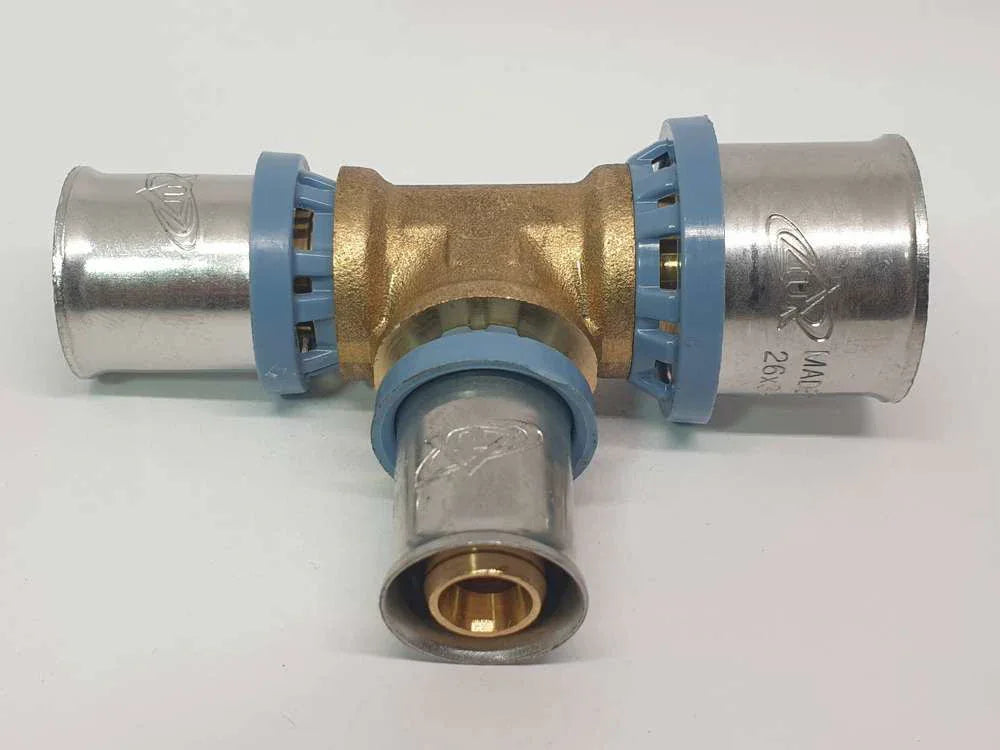 Unidelta T-Stück reduziert 26x3 - 16x2 - 20x2 - Heizung99.de