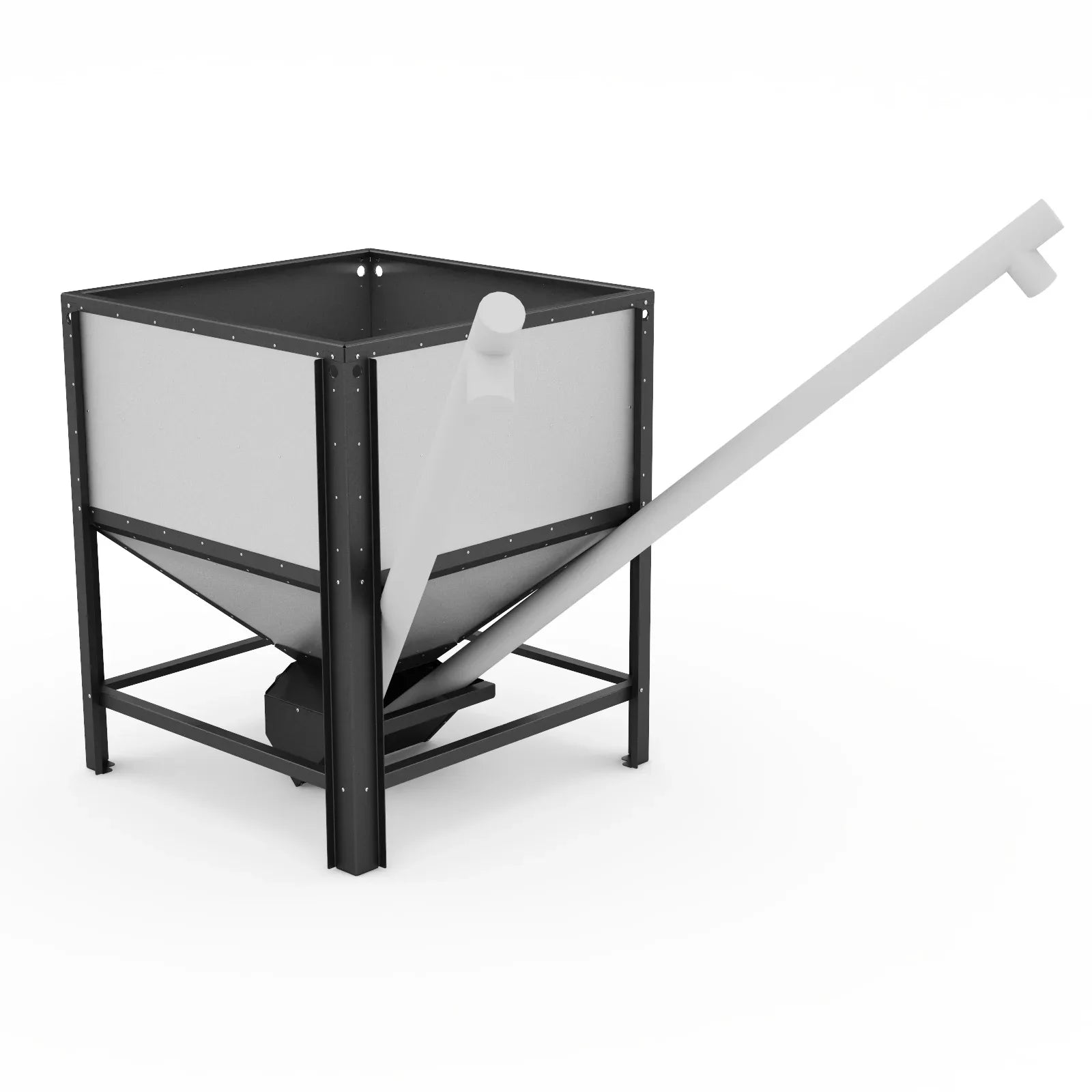 Pellet Bunker 1500L (1250Lx1250Bx1500H) - Heizung99.de